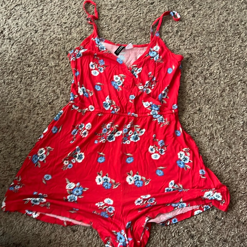 Red romper